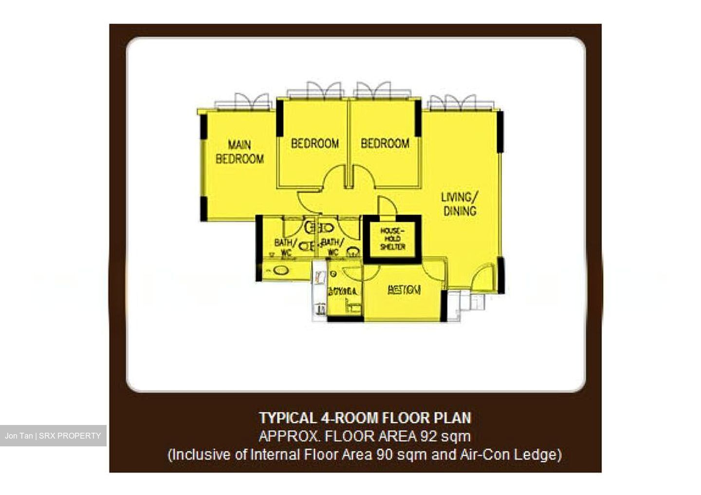 Blk 334C Yishun Riverwalk (Yishun), HDB 4 Rooms #514698071